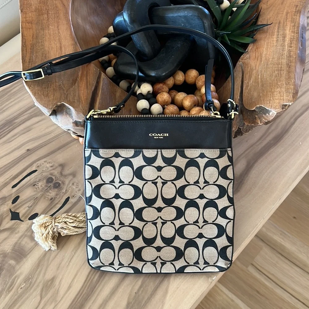 Coach North/South Signature Swingpack Crossbody